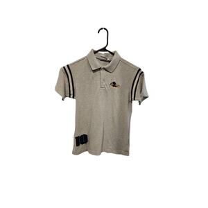 Vintage Disney Store Mickey Mouse Polo Shirt Gray Size L Retro Embroidered 10